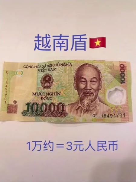 越南币的面值多大