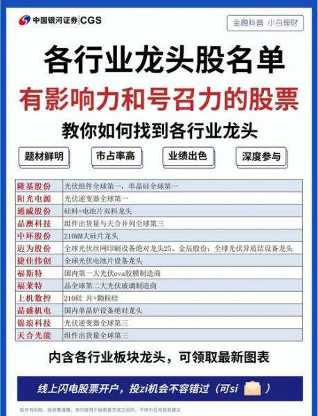 如何看行业龙头股,如何看行业龙头股票